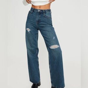 Princess Polly Beetle Ripped Jeans